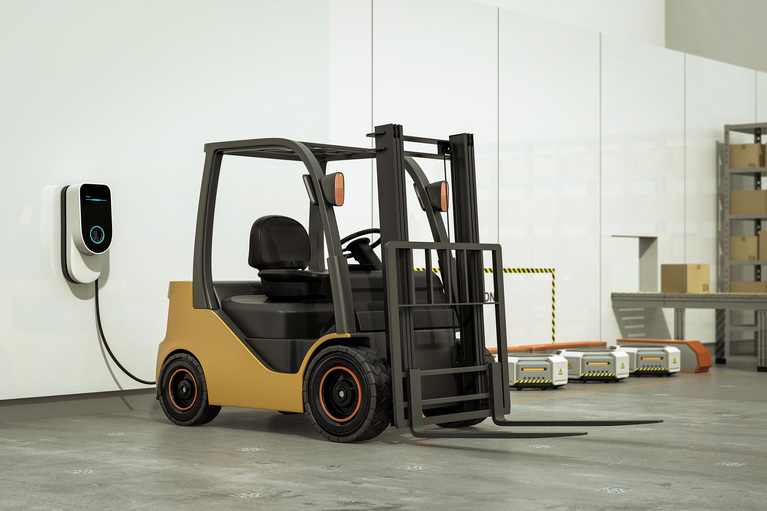 Electric forklift