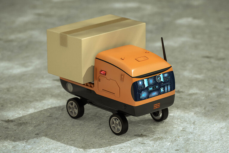 Delivery robot image