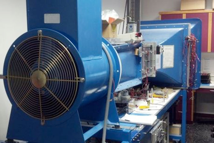 Wind tunnel used for thermal testing