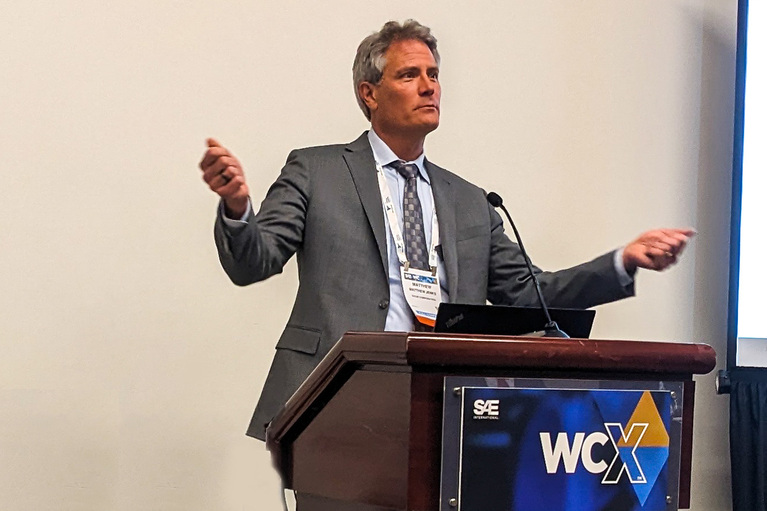 Matt Jenks presenting image