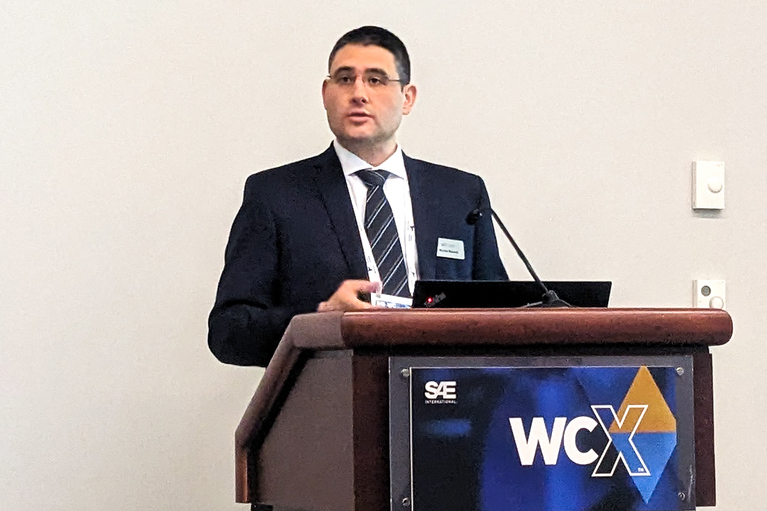 Nicolas Richard presenting