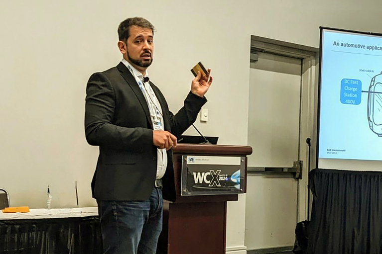 Nicola Rosano presenting