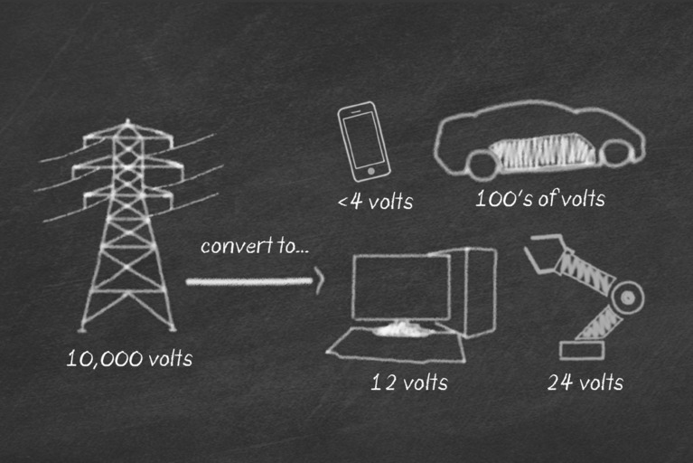 Converting to different SELV voltages