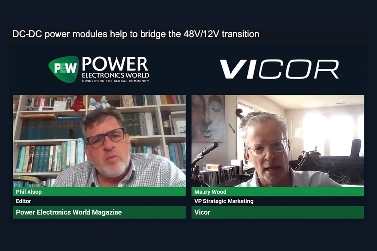 DC-DC power modules help to bridge the 48V/12V transition video image