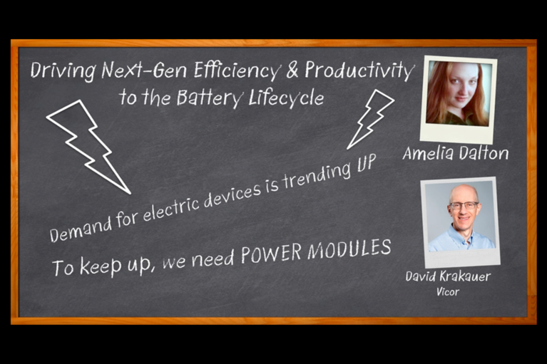 Screenshot of battery video