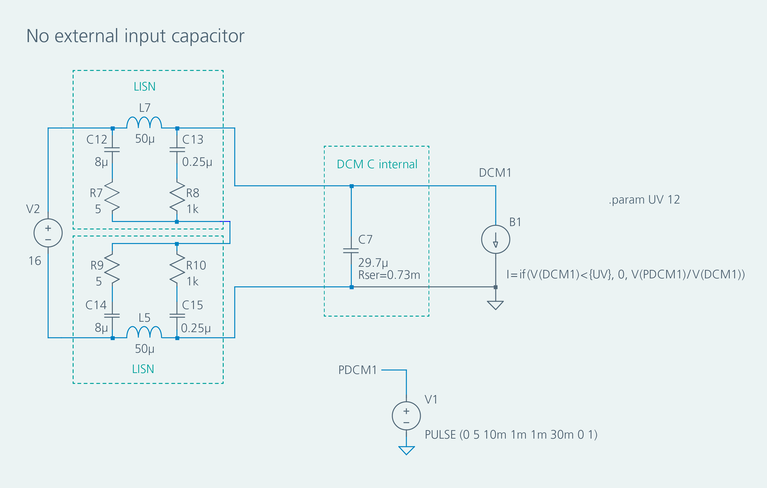 Schematics with LISN image a